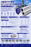 β晶型PPH管在80度工况下压力折减规律说明